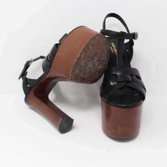 Saint Laurent #50880 Tribute Platform Heels | Size 37.5 - Picture 4 of 9